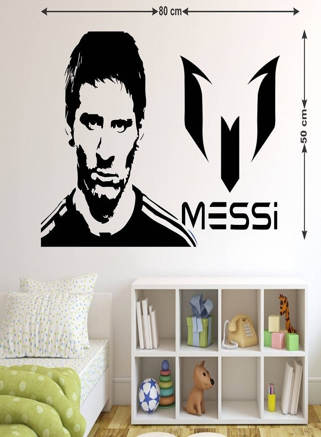 Wallstick ملصقات جدارية لكرة القدم ميسي (فينيل 80 سم × 55 سم) - Image 2